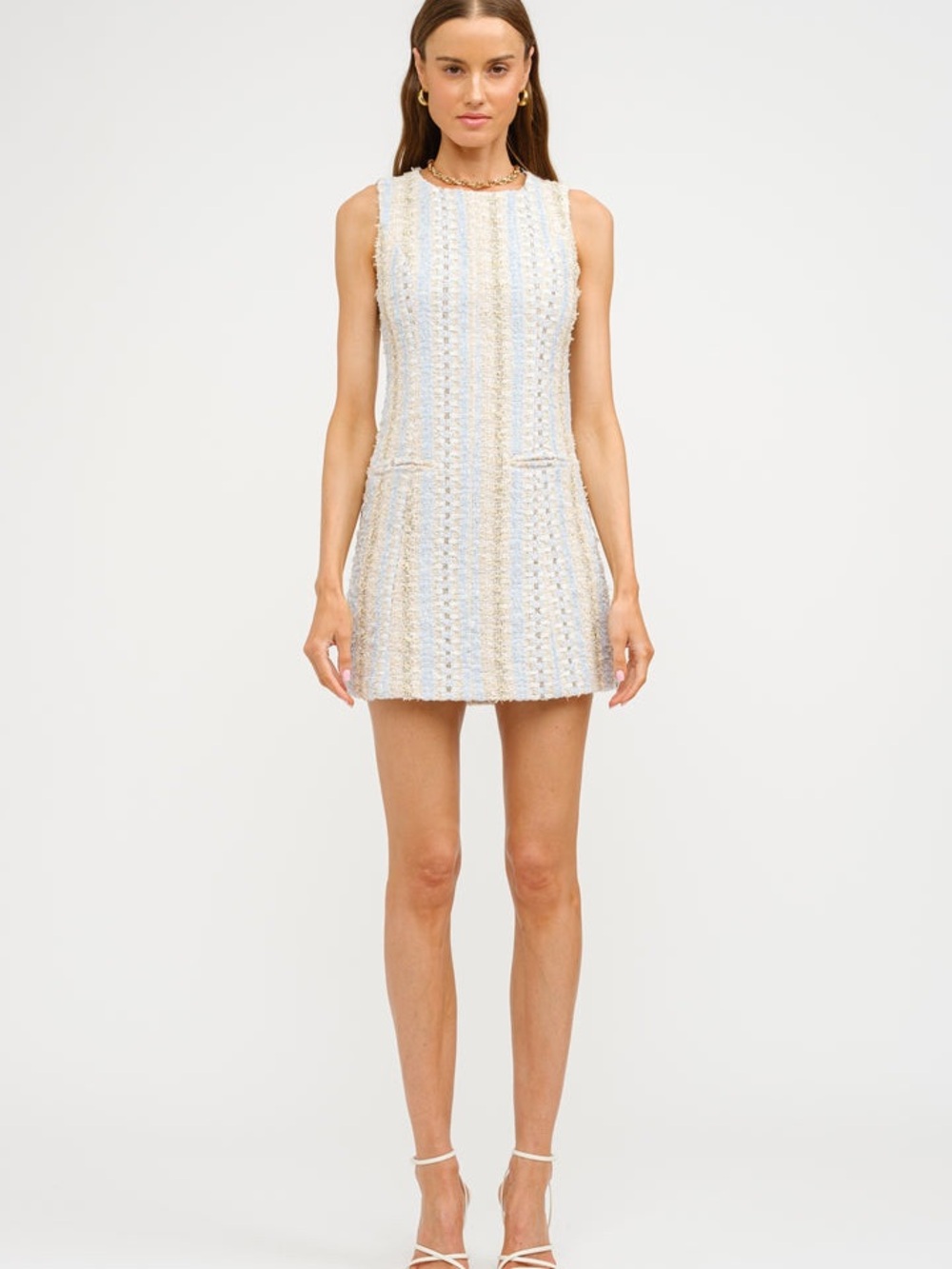 Sofie the Label Mixed Tweed Shift Dress
